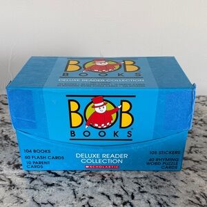 Scholastic Bob Books Deluxe Reader Collection in Blue Box